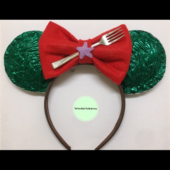Handmade Ariel Mickey ears - Picture 1 of 1